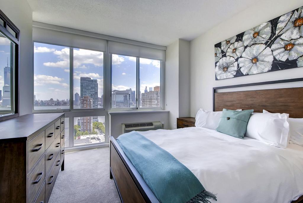 Global Luxury Suites At Newport Jersey City Luaran gambar